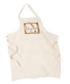CA-001 Natural Cotton Youth Chef's Apron (10-15 days)