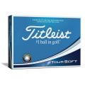 Titleist Golf Ball Tour soft White 12 Pack (10-15 Days)