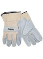 Split Leather Gloves w/Safety Cuffs - XL