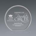 Clear Circle Large - 7 " x 6.5 "