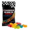 Clever Candy 1oz. Full Color DigiBag with Gummy Racecars