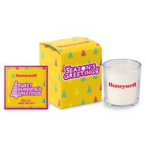 8.5oz. Glass Jar Candle in Soft Touch Gift Box