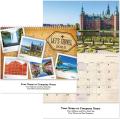 Lets Travel Spiral Wall Calendar