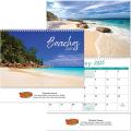 Full Colour Beaches Spiral Wall Calendar