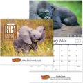 Full Colour Baby Animals Spiral Wall Calendar