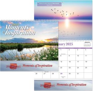 Moments Of Inspiration Spiral Wall Calendar