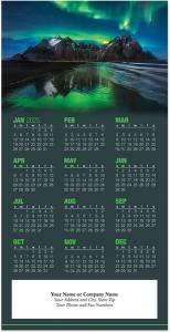 Northern Lights Tri-Fold Calendar