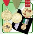 Brass Die Struck Medals - 1 3/4"