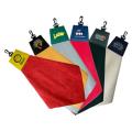 Microfiber Golf Towel with Leatherette Header