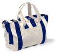 Large Striped Canvas Tote