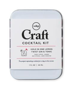 W&P Hole In One Lemon Twist Gin & Tonic Craft Cocktail Kit