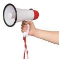 8'' BATTERY OPERATED MEGAPHONE - BATTERIES 4XC - NOT INCL. & REPL. - ASSORTED
