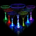 FLASHING MARTINI GLASS 7'' RGB ( 8 FUNCTIONS) - BATTERIES (3 X AG13) - INCLUDED - REPLACABLE