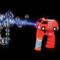 6'' LIGHT & SOUND FIRETRUCK BUBBLE BLASTER - 3 AA BATERIES INCLUDED & REPLACABLE