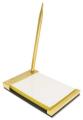 Gold Plated Notepad Desk Set