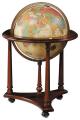 Lafayette Illuminated Antique World Globe
