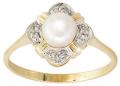 Pearl & Diamond Ladies' Ring