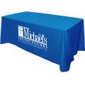 Flat 3-sided Table Cover - fits 6 foot standard table: Poly-Cotton