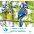 Backyard Birds Wall Calendar: 2025 Spiral Bound