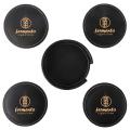 Benson Bonded Leather Coasters: 4 piece Set in Holder