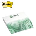 Post-it® Custom Printed Angle Note Pads &mdash; Rectangle 4 x 3-3/4 &nbsp; Rectangle - 100-sheets / 1 Color