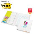 Essential Journal featuring Post-it® Notes and Flags &mdash; Option 3 / Full-color digital (Designated location on front cover)