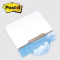 Post-it® Custom Printed Angle Note Pads &mdash; Circle 4 x 3-3/4 &nbsp; Circle - 100-sheets / 3 & 4 Color