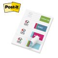Post-it® Notes as Custom Printed Page Markers 3 x 4 - 25-sheets / 4-color process