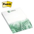 Post-it® Custom Printed Angle Note Pads &mdash;Rectangle 4 x 5-3/4 &nbsp; Rectangle - 100-sheets / 1 Color