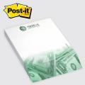 Post-it® Custom Printed Angle Note Pads &mdash;Rectangle 4 x 5-3/4 &nbsp; Rectangle - 150-sheets / 3 & 4 Color