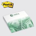 Post-it® Custom Printed Angle Note Pads &mdash; Rectangle 4 x 3-3/4 &nbsp; Rectangle - 150-sheets / 3 & 4 Color