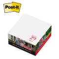 Post-it® Custom Printed Notes Calendar Cubes 2-3/4" x 2-3/4" x 1-5/8" - One Size / 1 spot color, 1-4 designs on sides, Includes Dynamic Print sheet printing
